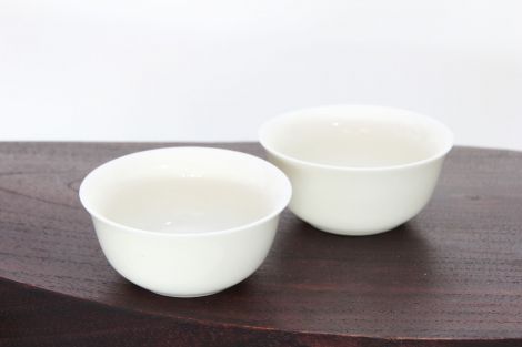 Teetassen-Set (weiß)