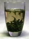 Infusion in a glass